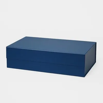 Produktbild von Magnetische Geschenkbox, groß, dunkelblau, 700 x 500 x 200 mm (Außenmaße) XXXL für Geschenke