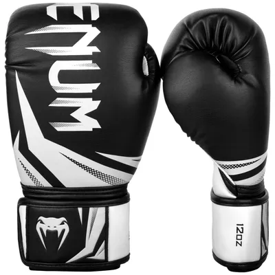 Produktbild von Venum Challenger 3.0 Boxing Gloves Black White Gewicht 16 oz