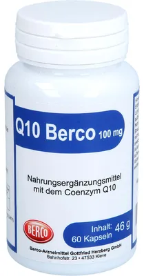 Produktbild von BERCO Q10 100 mg Kapseln, 60 St. Kapseln