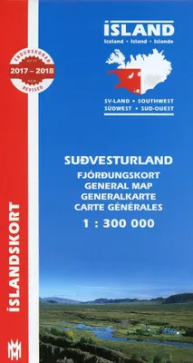 Produktbild von Island. Südwest 1 : 300 000