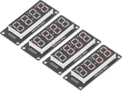Obrázok produktu pre 4 číslicové digitálne trubice, 4 číslicové trubice, 4 číslicové digitálne zobrazovacie moduly, 4 číslicové digitálne LED zobrazovacie trubice, 7 segmentov hodinového modulu, modul TM1637