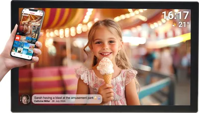 Produktbild von Denver PFF-3260 32″ Frameo WLAN Bilderrahmen mit IPS-Display & Touch