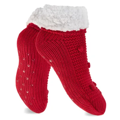 Produktbild von Footstar Damen weiche Winter Socken Stoppersocken ABS - Rot 39-42