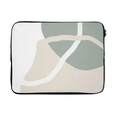 Produktbild von MuchoWow® Laptop Hülle 15 Zoll Minimalismus - Pastell - Gestaltung Laptoptasche - Laptoptasche - Sleeve - Rundum-Schutz