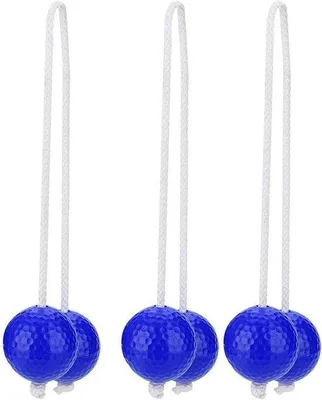 Produktbild von Golfset für Garten mit 3 Bällen in Blau