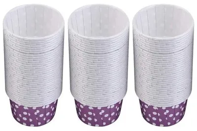 Produktbild von Hitzebeständige Backformen 100er Pack - Einfache Muffinformen - Elegante Taartformen - Lebensmittelunverträglichkeitsfreie Muffin Formen - Einfache Backformen