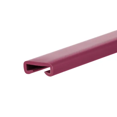 Produktbild von QUEST Handlauf PVC, Treppenhandlauf 40x8 mm, Kunststoffhandlauf, Handlaufverkleidung PREMIUM, Rutschfest, kastanienbraun, 1 m