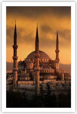 Produktbild von Poster - Poster ohne Rahmen - Sonnenuntergang istanbul türkei reise - 61x91,5 cm - Wand Bild - Wanddeko - Wandbilder - Kunstposter - Wandposter - Bilder - Kunstdruck - Wandbild - P2XPA61x91-2846