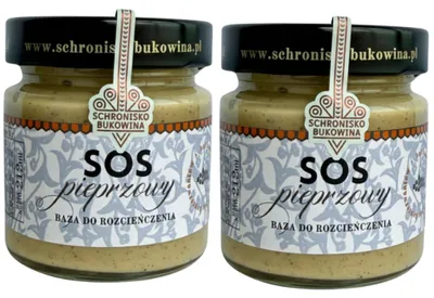 Image de Sauce au poivre 212 ml - Schronisko Bukowina - 2x