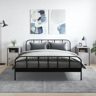 Produktbild von [Home] Nachttische 2 Stk. Grau Sonoma 40x42x60 cm Holzwerkstoff , Neue Mode 2024 im häuslichen Leben
