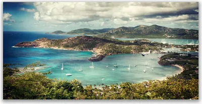 Produktbild von Tulup Leinwand-Bilder 120x60 Wandbild Canvas Kunstdruck Bucht Landschaft