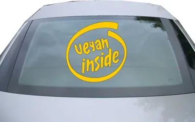 Produktbild von Indigos UG - Aufkleber Heckscheibe & Motorklappe DE2242 - gold - 600x599 mm - Wintergerät - Auto Scheiben Fenster Heckklappe Tuning Racing JDM - Die cut