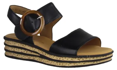 Obrázok produktu pre Gabor 84.550 Dámske sandále - sandále s remienkami čierne Elegantné