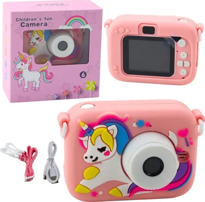 Obrázek produktu pro 48Mpx HD 1080P digitální fotoaparát Unicorn Pink