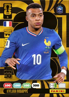 Image de PANINI FIFA WORLD CUP 2026 ADRENALYN XL – Mbappé – No. 5