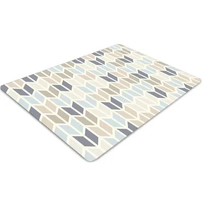 Produktbild von Stuhlunterlage Bürostuhlunterlage 120 cm x 90 cm Bodenmatte Bürostuhlunterlage - Geometrische Textur