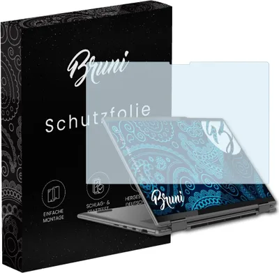 Produktbild von Bruni Basics-Clear 2x Schutzfolie kompatibel mit Lenovo Yoga 7 (Gen 7) Folie