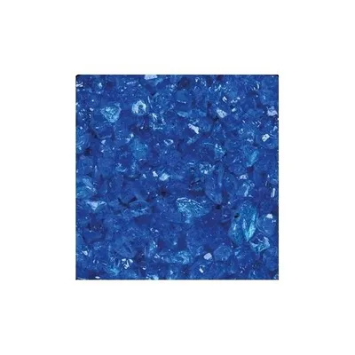 Produktbild von GLASNUGGETS 2-4mm. Kleine Glassteine. 5kg. BLAU