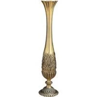 Productafbeelding van Metalen Vaas - Decoratie Vaas - Bloemen Schikken - Europees Vintage Stijl - 1 Stuk - Brons