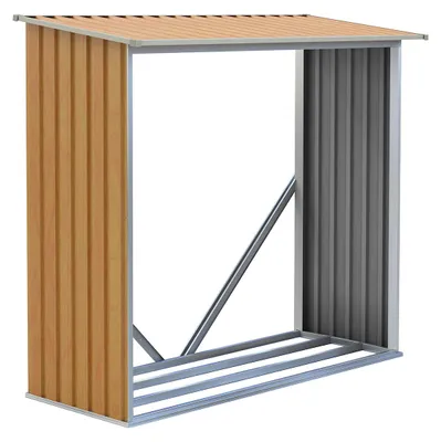 Image de Abri en bois G21 WOH 136 182 x 75 cm, brun - 63900495