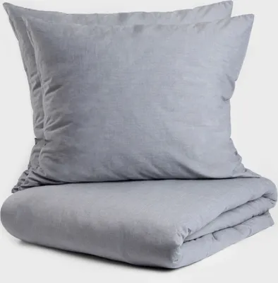Produktbild von HOMLA GOSSY Baumwollbettwäsche blau 160x200 + 2*70x80 cm