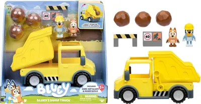 Zdjęcie produktu dla Moose Toys Bluey's Dump Truck, Wywrotka, 3 lat(a), Plastik, Żółty