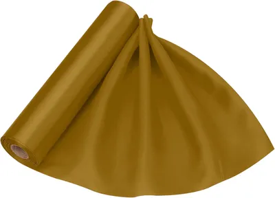 Image de Ruban satiné doré, brillant, 29 cm x 20 m, pour la décoration