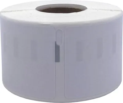 Produktbild von DULA Etiketten - Kompatibel mit Dymo 99012 / S0722400 Etiketten - Weiß - Thermoplastische Adressetiketten - 1 Rolle - 36 x 89 mm - 260 Etiketten pro Rolle