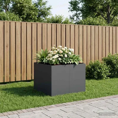 Immagine prodotto di Maison Exclusive - Vaso da giardino antracite, 80 x 80 x 60 cm