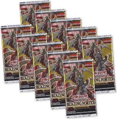 Produktbild von Yu-Gi-Oh! Blazing Vortex - 10 Booster Packungen im Sparpack 1. Auflage deutsch