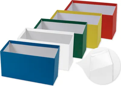 Produktbild von TimeTEX Karteikasten aus Pappe A5, nach vorne abfallend