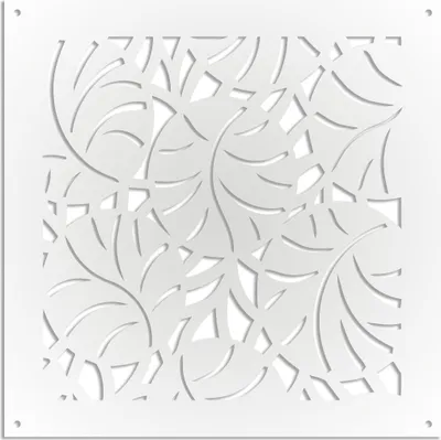 Obrázek produktu pro MANGROVIE - Perforovaný panel z PVC - Slunečník 98x98 cm, bílý