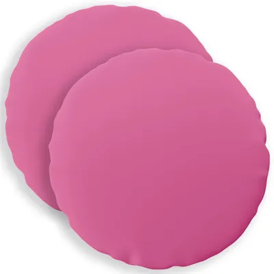 Obrázok produktu pre vidaXL Vankúšový poťah, 2 ks, HEERLEN, ružová, priemer 30 cm, polyester