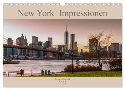 Produktbild von New York Impressionen 2027 (Wandkalender 2027 DIN A3 quer), CALVENDO Monatskalender