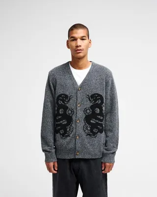 Immagine prodotto di Cardigan Rvca Dalas, colore nero lavato, taglia L