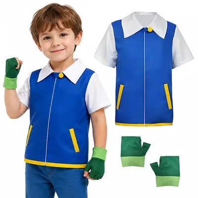 Produktbild von Solidchoice – Klassisches blaues Anime-Cosplay-Kostüm für Kinder