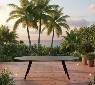 Produktbild von Lesli Living Diningtisch Mojito Ceramic  oval 240x100cm