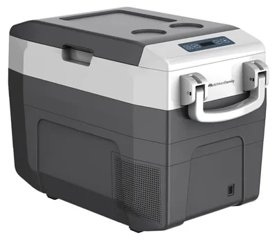 Koelbox 46 L, 2 Fächer, +10 bis -18 °C, LED-Display, 12/24 V