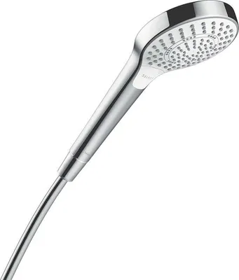 Produktbild von Duschkoppe MySelect S 3 Strahlarten Weiß/Chrom