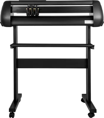 Produktbild von SucceBuy Vinyl-Schneidemaschine, 28-Zoll-Plotter, einstellbare Geschwindigkeit und Kraft, DIY-Kit für Schilder, Banner, Aufkleber, Bodenständer, SignMaster-Software, Windows-kompatibel