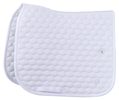 Dressur-Zadeldek mit Mesh, atmungsaktiv, weiß, Pony