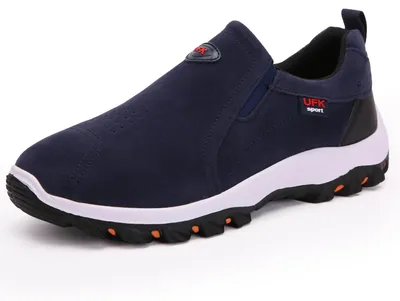 Imagen del producto de Zapatos de senderismo para hombre - Ligeros y antideslizantes - Azules - Talla EU 42