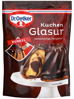 Obrázek produktu pro Oetker dortová poleva tmavá 0,15 kg