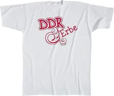Produktbild von Kinder T-Shirt mit Print - DDR Erbe - 06926 - weiß Gr. 98-164 Größe - 122/128