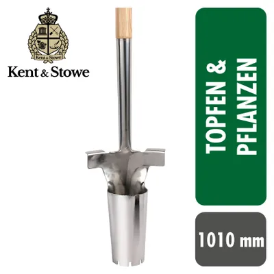 Produktbild von Kent & Stowe Langstiel Zwiebelpflanzer aus Eschenholz und Edelstahl gefertigt, 732622
