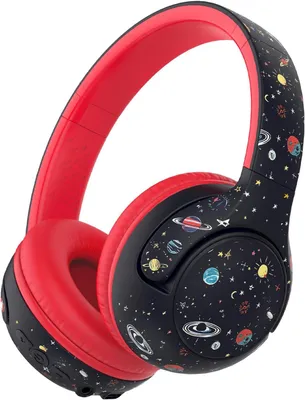 Zdjęcie produktu dla Słuchawki Bluetooth iClever dla dzieci od 2 lat, ograniczenie głośności do 75/80 dBA, bateria o żywotności 74 godziny, Bluetooth 5.4, bez BPA, kabel AUX do podróży i iPad Kids!