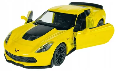 Produktbild von Welly 2017 Chevrolet Corvette Z06 Metall Gelb Spielzeugauto 1:34