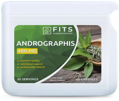 Obrázok produktu pre Extrakt z andrografisu 480 mg, 60 kapsúl