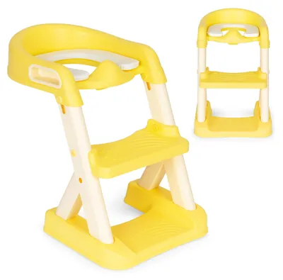 Image de Rehausseur de toilettes avec petite échelle pour enfants ECOTOYS