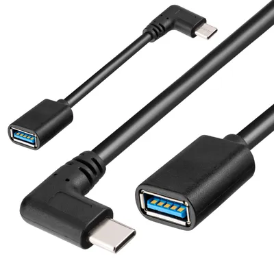 Produktbild von USB-C® 3.0 Adapter, Typ-A Buchse, 90°, OTG, PVC